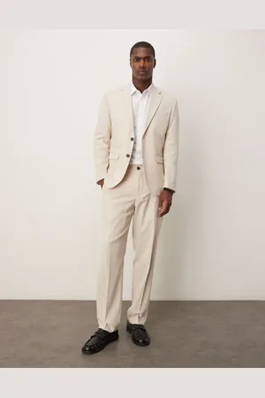 SELECTED Neil regular fit trouser in cream