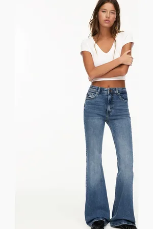 Pull&Bear Low rise flare jean in
