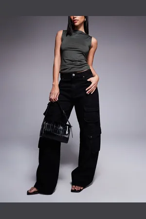 Good For Nothing Low rise baggy fit cargo trouser in