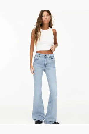 Pull&Bear Low rise flare jean in
