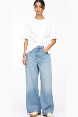 Pull&Bear Baggy oversized wide leg jean in