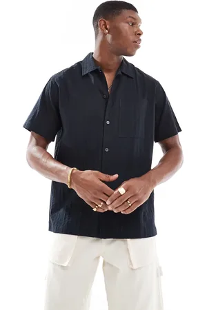 JACK & JONES Premium seersucker shirt in