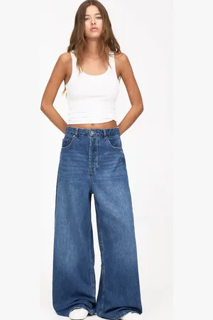 Pull&Bear Baggy oversized wide leg jean in