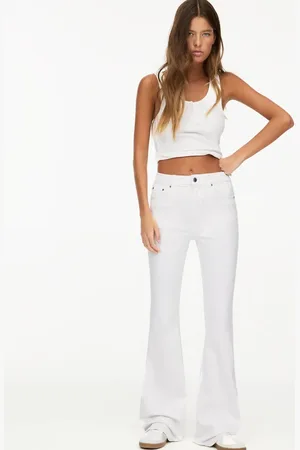 Pull&Bear Low rise flare jean in
