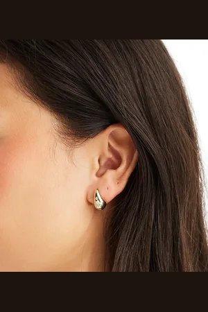 Accessorize Z Collection teardrop star earrings in plated