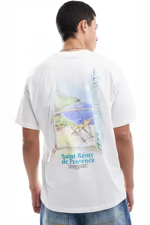 JACK & JONES Oversized t-shirt with french print in