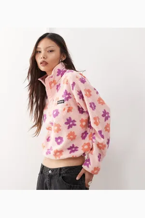 Columbia Helvetia printed cropped half snap fleece in
