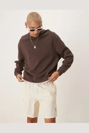adidas Trefoil Essentials cargo shorts in cream