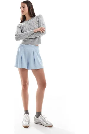 ASOS Linen look co-ord shorts in