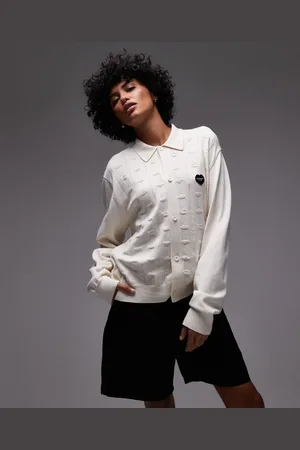 Carhartt Drewe knit cardigan with heart logo in