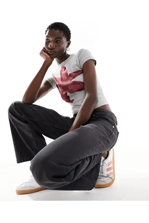 Motel Low rise parallel jeans in vintage