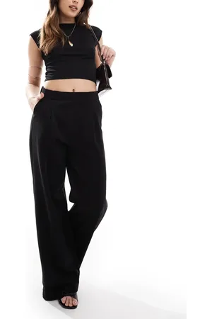 Stradivarius Wide leg tailored trouser in