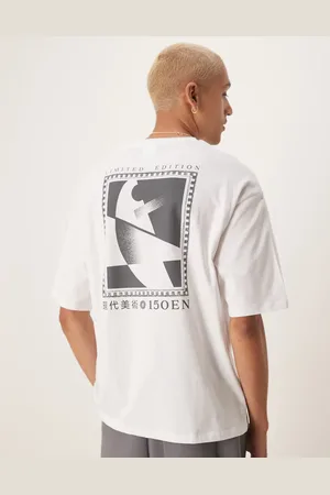 SELECTED Oversized t-shirt with backprint in
