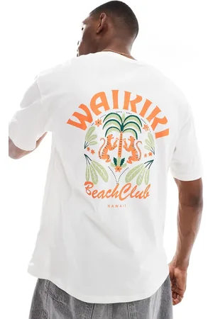 JACK & JONES Oversize t-shirt with waikiki backprint in