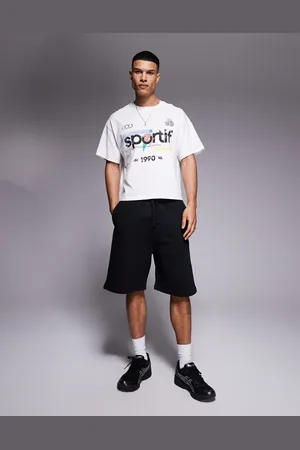 ASOS Premium heavyweight oversized shorts 400gsm in