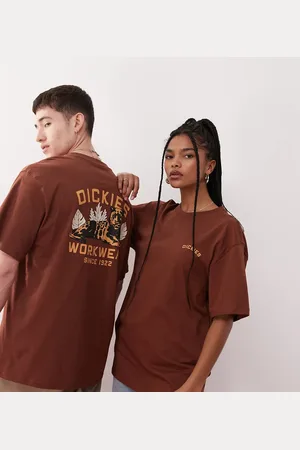 Dickies Panther graphic back print t-shirt in cappuccino - exclusive to ASOS