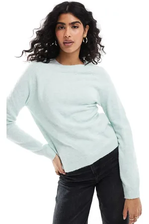 ONLY Crew neck jumper in light mint