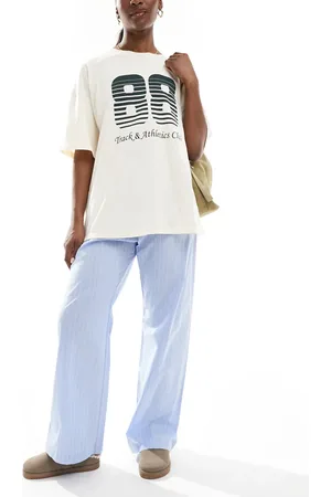 Cotton On Cotton On striped boyfriend boxer pyjama trousers in light