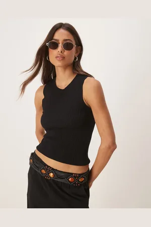 JDY Knitted tank top in