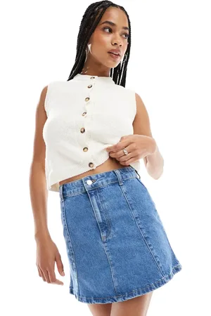 ASOS High waist flared hem mini skirt co-ord