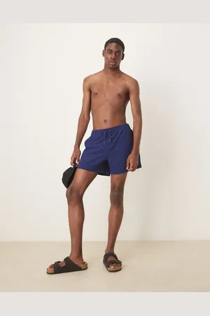 Abercrombie & Fitch Swimwear 5"" seersucker short in