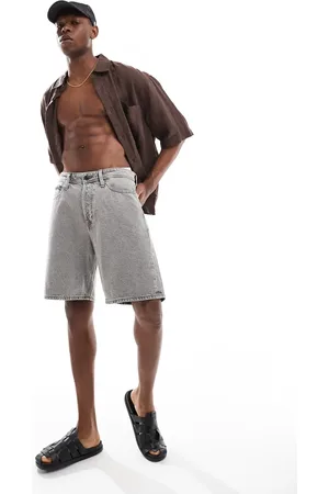 JACK & JONES Tony loose fit denim shorts in