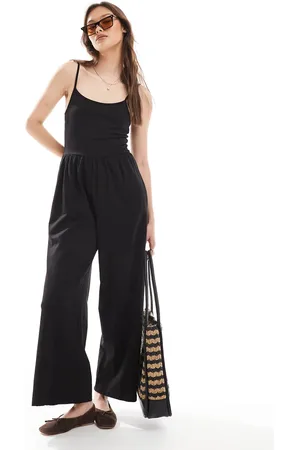 ASOS Cami wide leg jumpsuit with pockets in