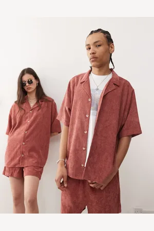 Reclaimed Unisex cord shirt in