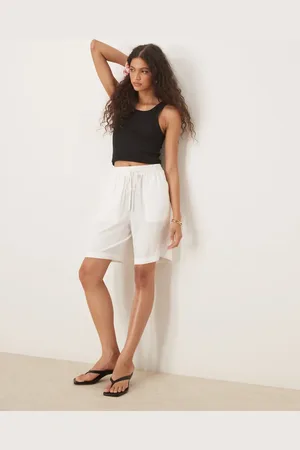 SELECTED Femme linen shorts in