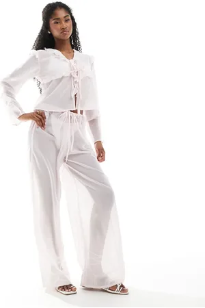 Esmée Esmee Exclusive sheer beach trousers in