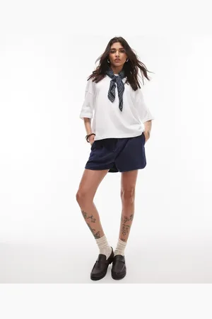Topshop Pintuck jogger short in