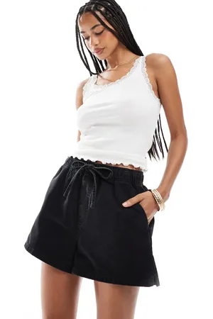 ASOS Denim pull on short in wash