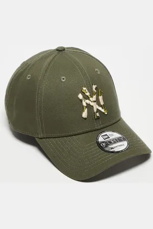 New Era NY Yankees 9forty camo info cap in khaki