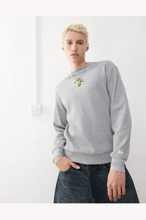 New Era LA Dodgers floral embroidered sweatshirt in