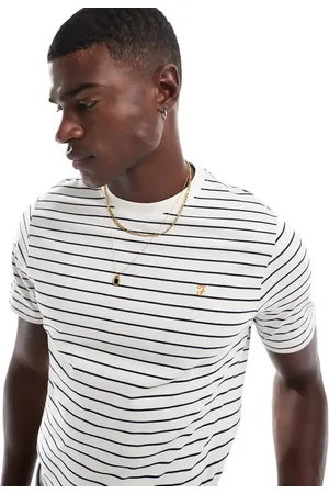 Farah Oakland striped cotton t-shirt in