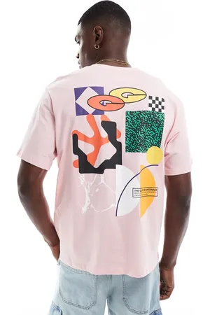 JACK & JONES Oversize back print t-shirt with graphic print in