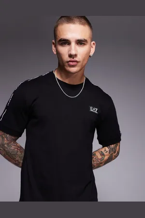 EA7 Armani t-shirt co-ord with logo tape detail in