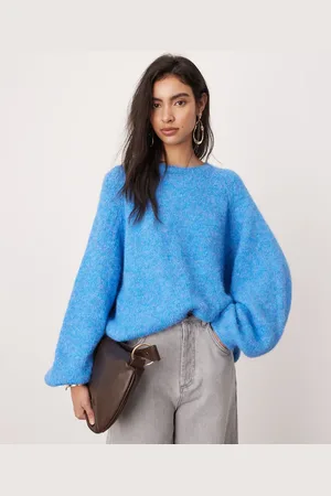 ASOS Knitted oversized crew neck jumper in