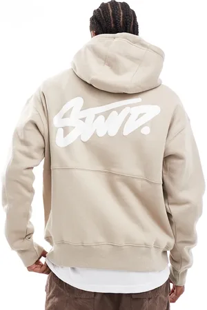 Pull&Bear STWD hoodie in ecru