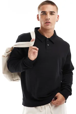 JACK & JONES Oversized polo sweatshirt in