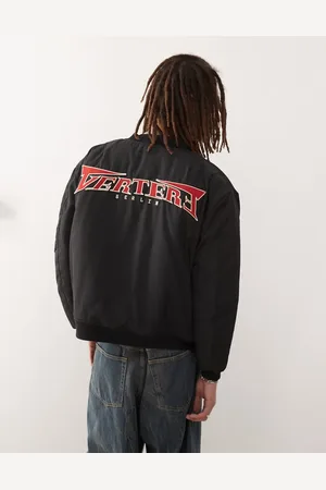 Vertere Berlin Embroidered logo padded bomber jacket in