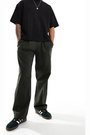 JACK & JONES Bill drawstring wide fit chino in khaki