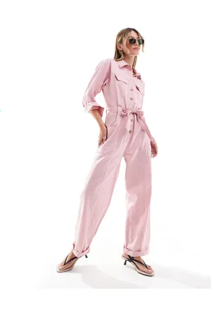 MANGO Oversized boilersuit in light