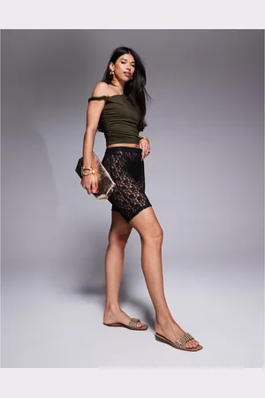 ASOS Lace fitted short in