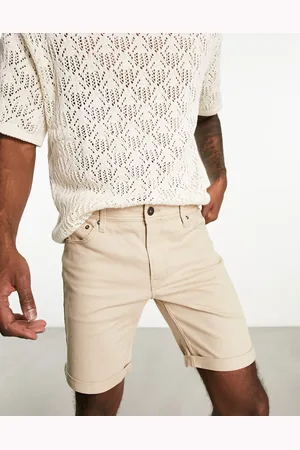 JACK & JONES Intelligence slim 5 pocket short in beige