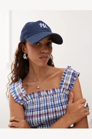 New Era NY Yankees 9twenty denim cap in dark denim
