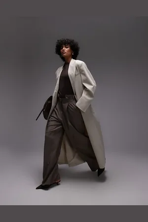 ASOS Longline duster blazer in stone