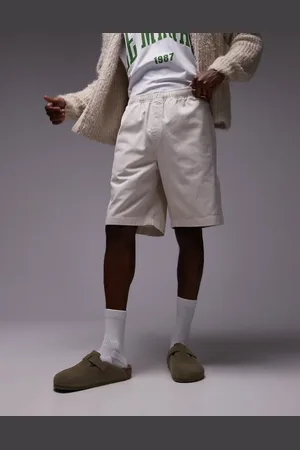 Topman Washed cotton chino short in