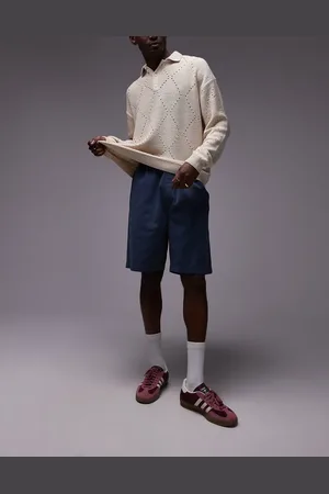 Topman Washed cotton chino short in