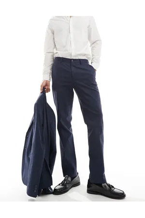 JACK & JONES Premium linen mix slim fit trouser in